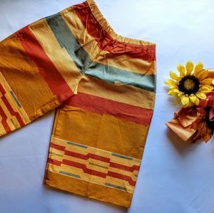 Custom made African print boy shorts